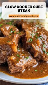 Slow Cooker Cube Steak