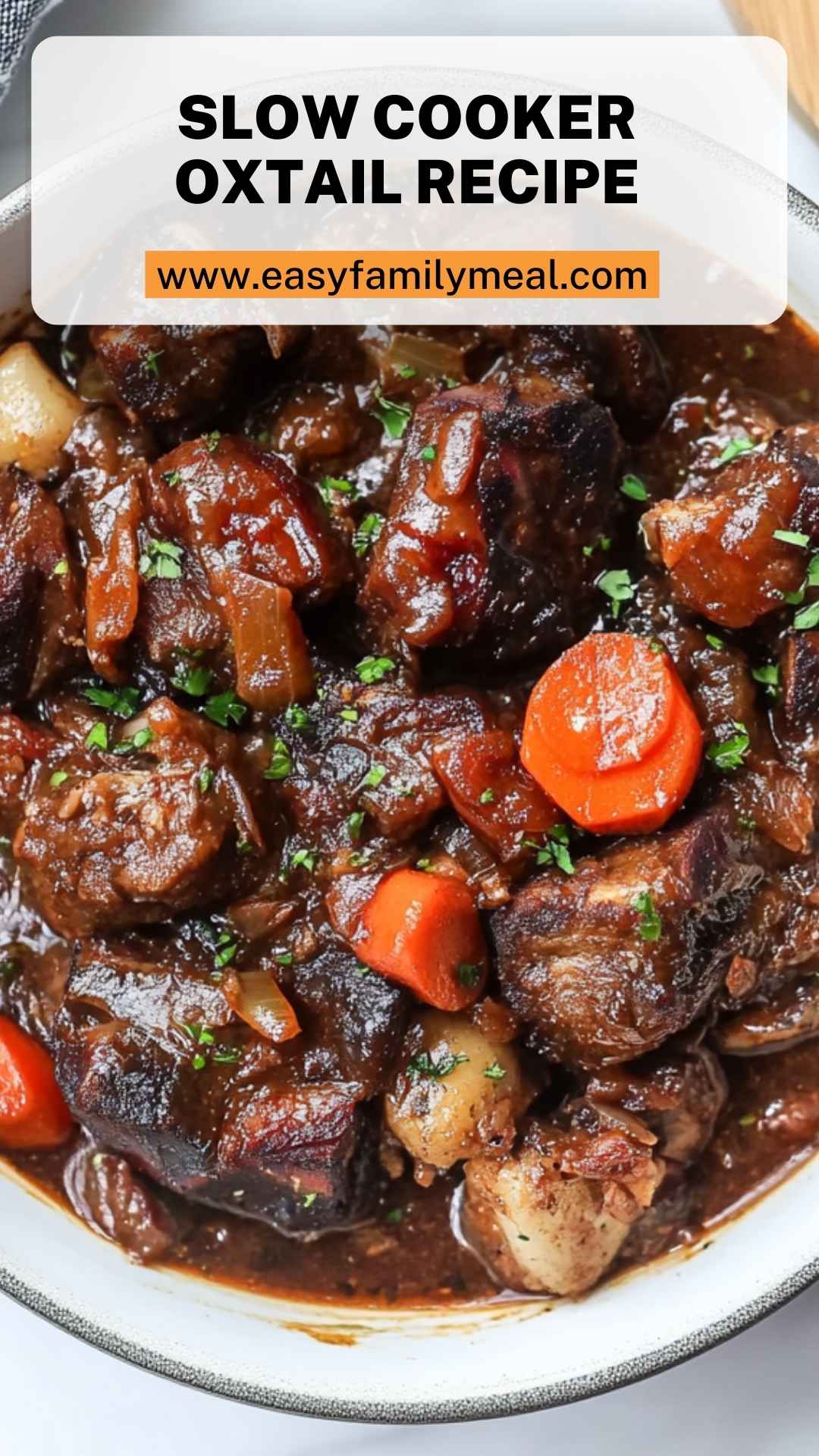 Slow Cooker Oxtail Recipe