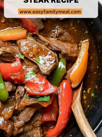 Slow Cooker Pepper Steak Recipe