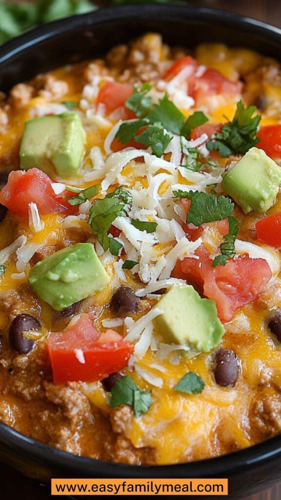 Best Slow cooker taco dip recipe