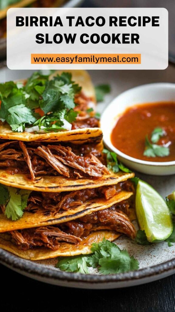 Birria Taco Recipe Slow Cooker