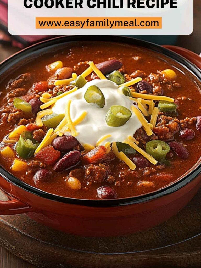 Campbell's Slow Cooker Chili Recipe