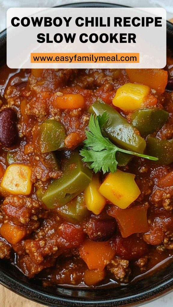 Cowboy Chili Recipe Slow Cooker