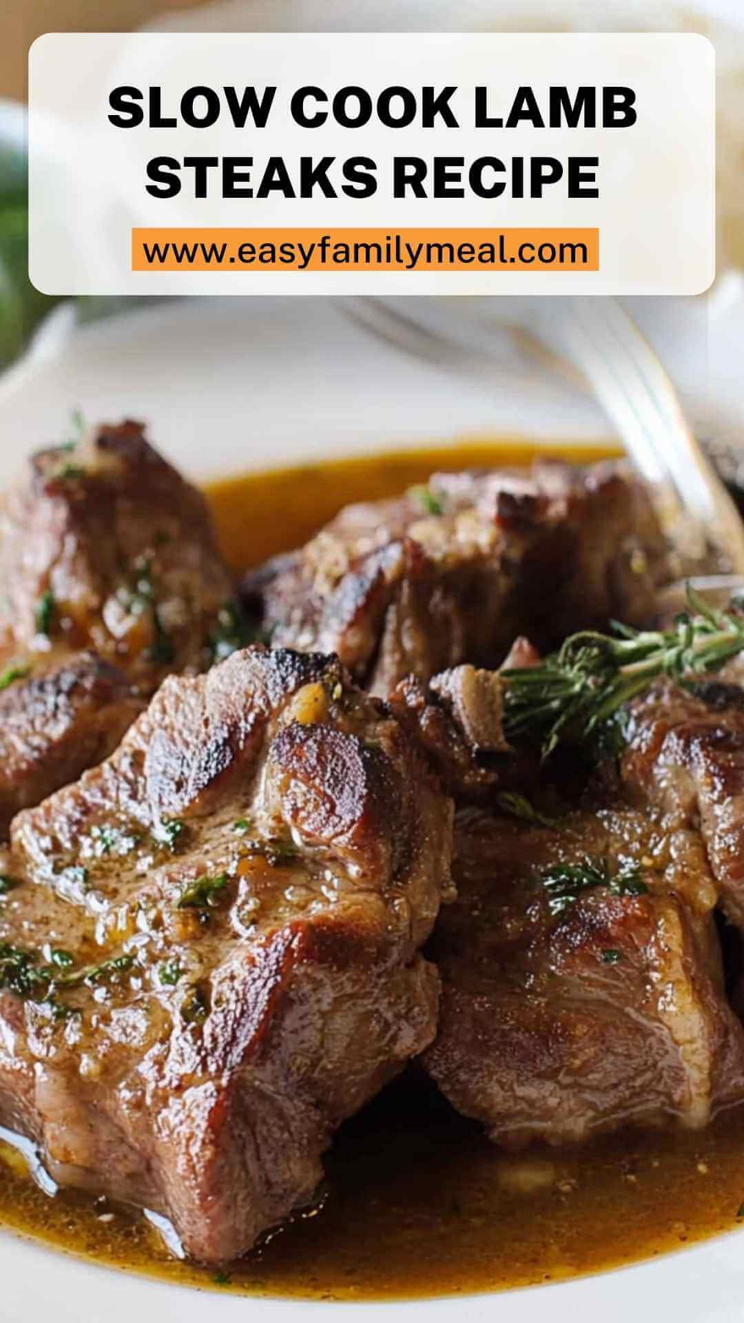 Slow Cook Lamb Steaks Recipe