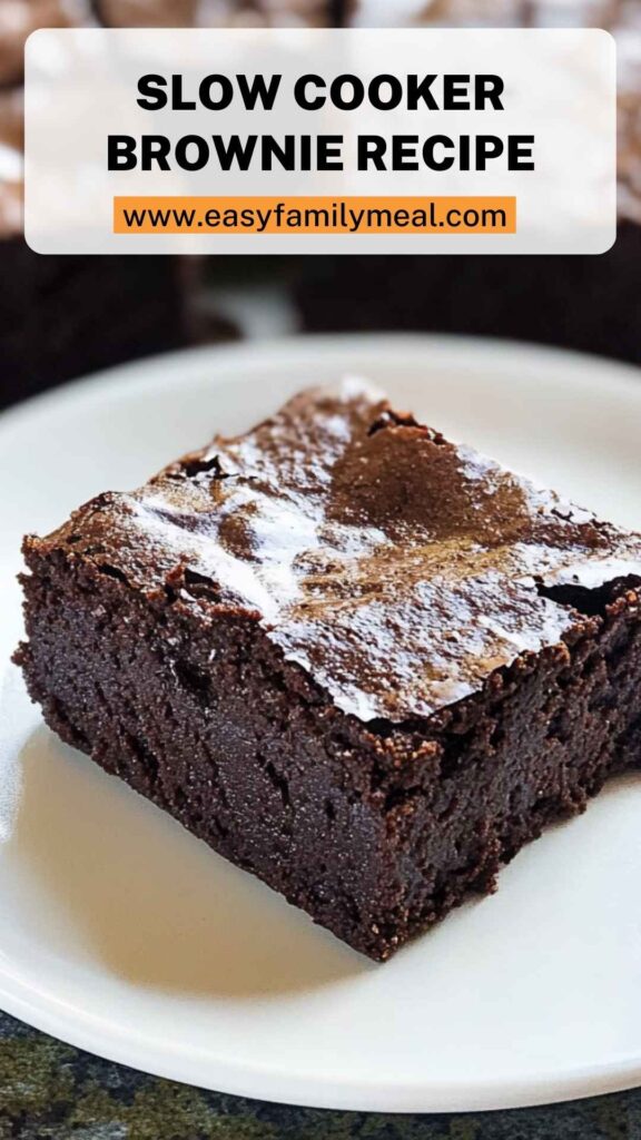 Slow Cooker Brownie Recipe