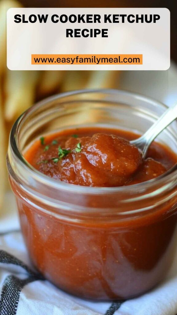 Slow Cooker Ketchup Recipe