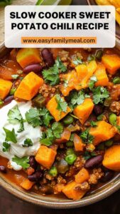 Slow Cooker Sweet Potato Chili Recipe