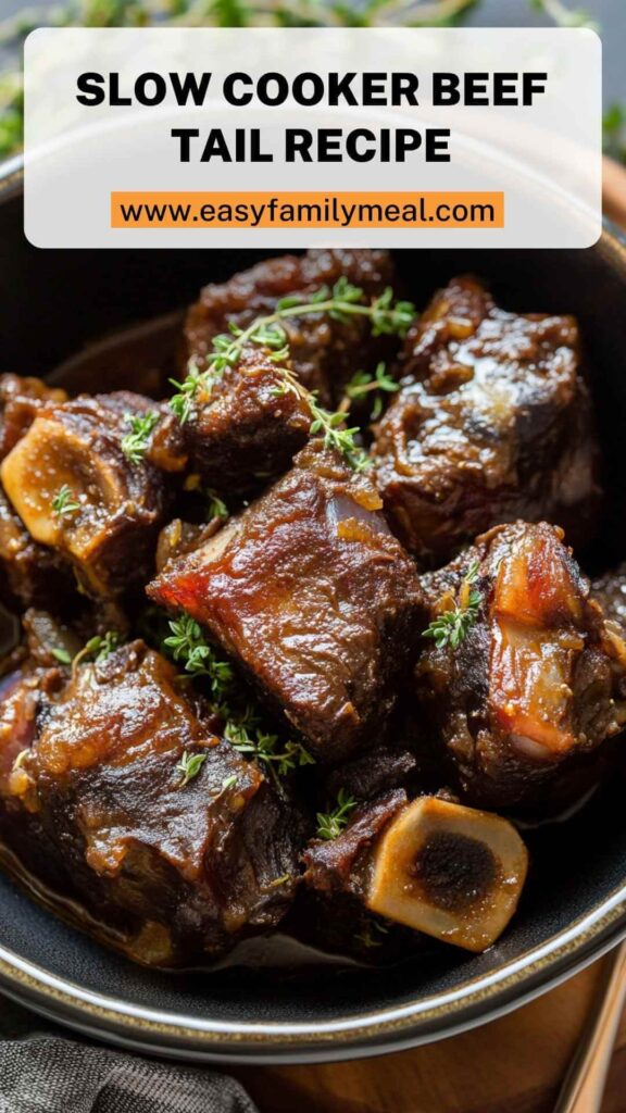 Slow Cooker Beef Tail Recipe