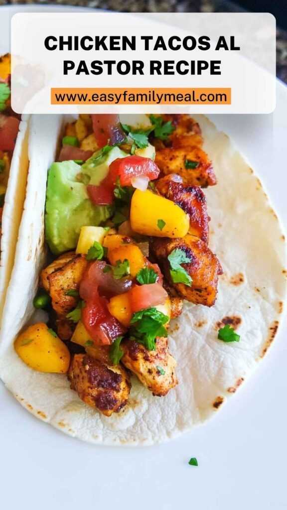 Chicken Tacos AL Pastor Recipe