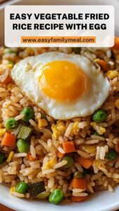 Easy Vegetable Fried Rice Recipe With Egg