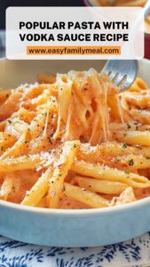 Popular Pasta With Vodka Sauce Recipe