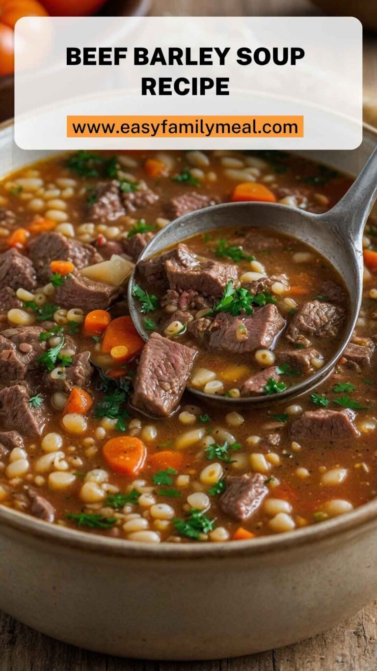 Beef Barley Soup Recipe – Easy Family Meal