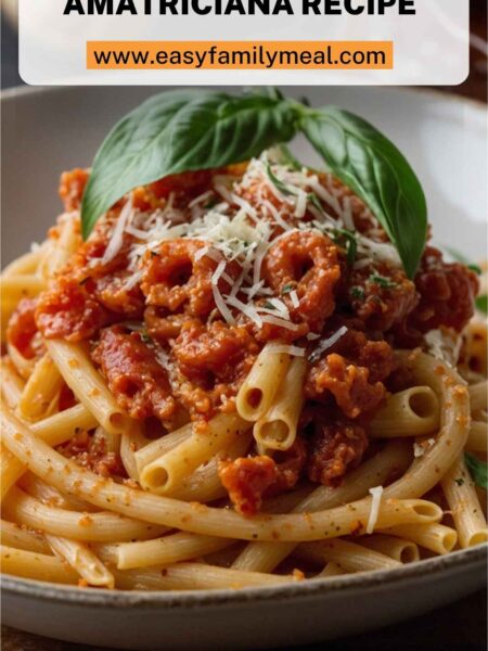 Bucatini Pasta Amatriciana Recipe