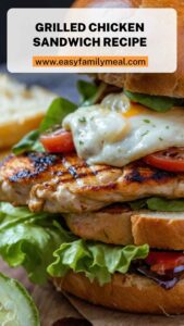 Grilled Chicken Sandwich Recipe