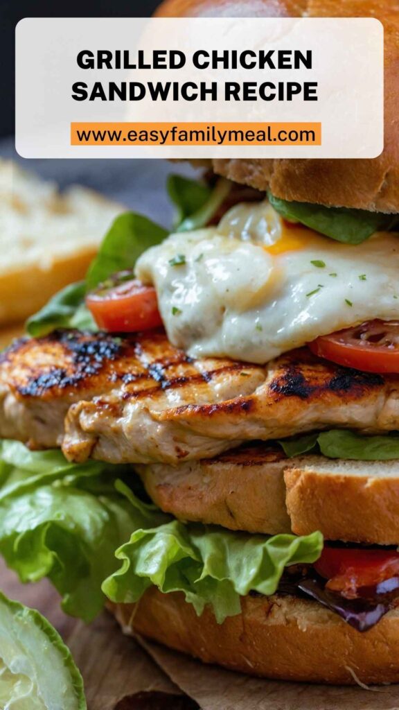 Grilled Chicken Sandwich Recipe