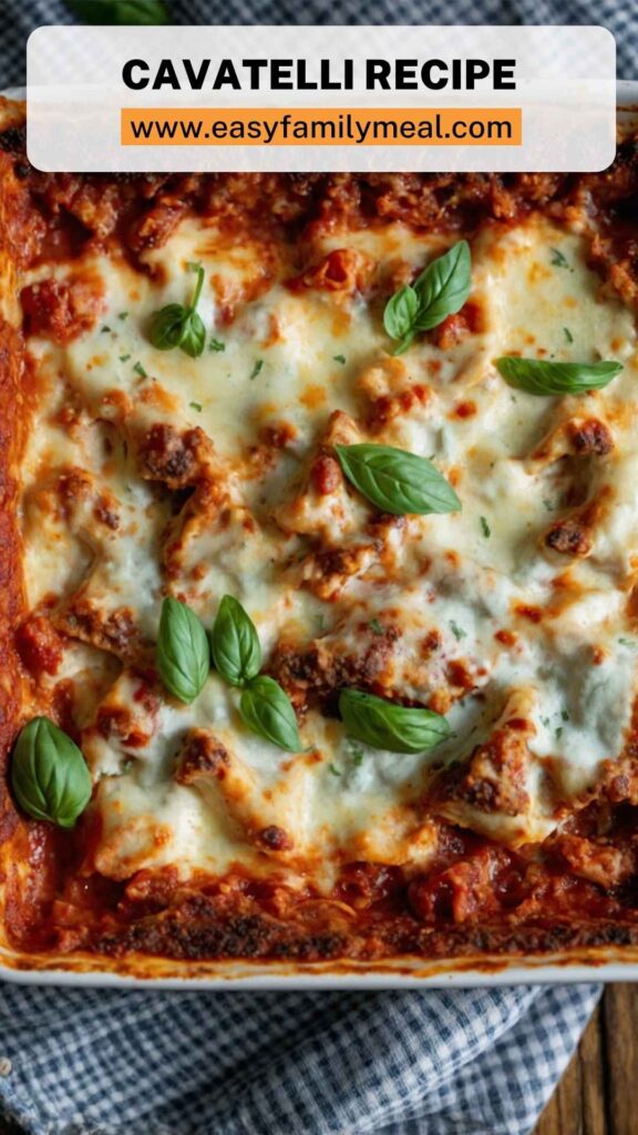 Cavatelli Recipe