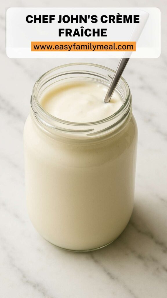 Chef John's Crème Fraîche