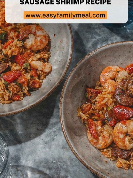 Creole Style Red Jambalaya Chicken Sausage Shrimp Recipe