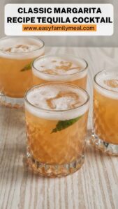 Classic Margarita Recipe Tequila Cocktail