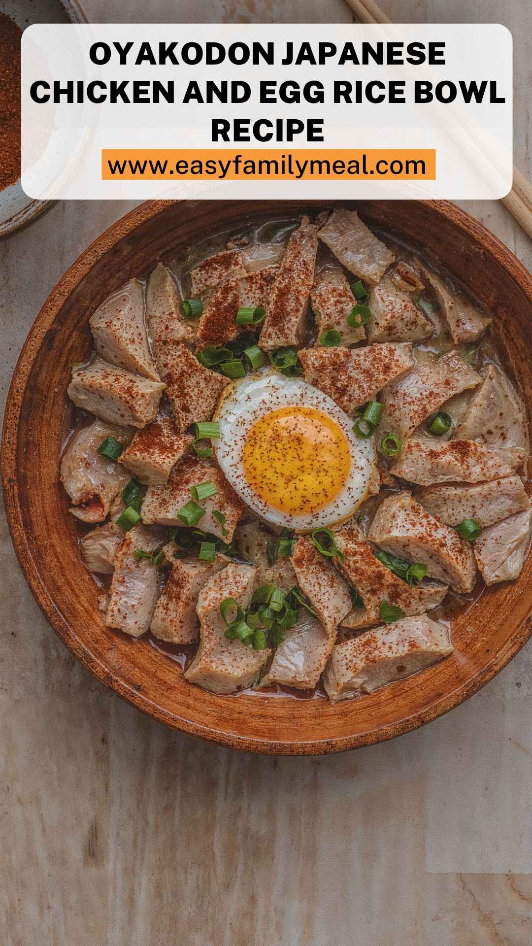 Oyakodon Japanese Chicken And Egg Rice Bowl Recipe