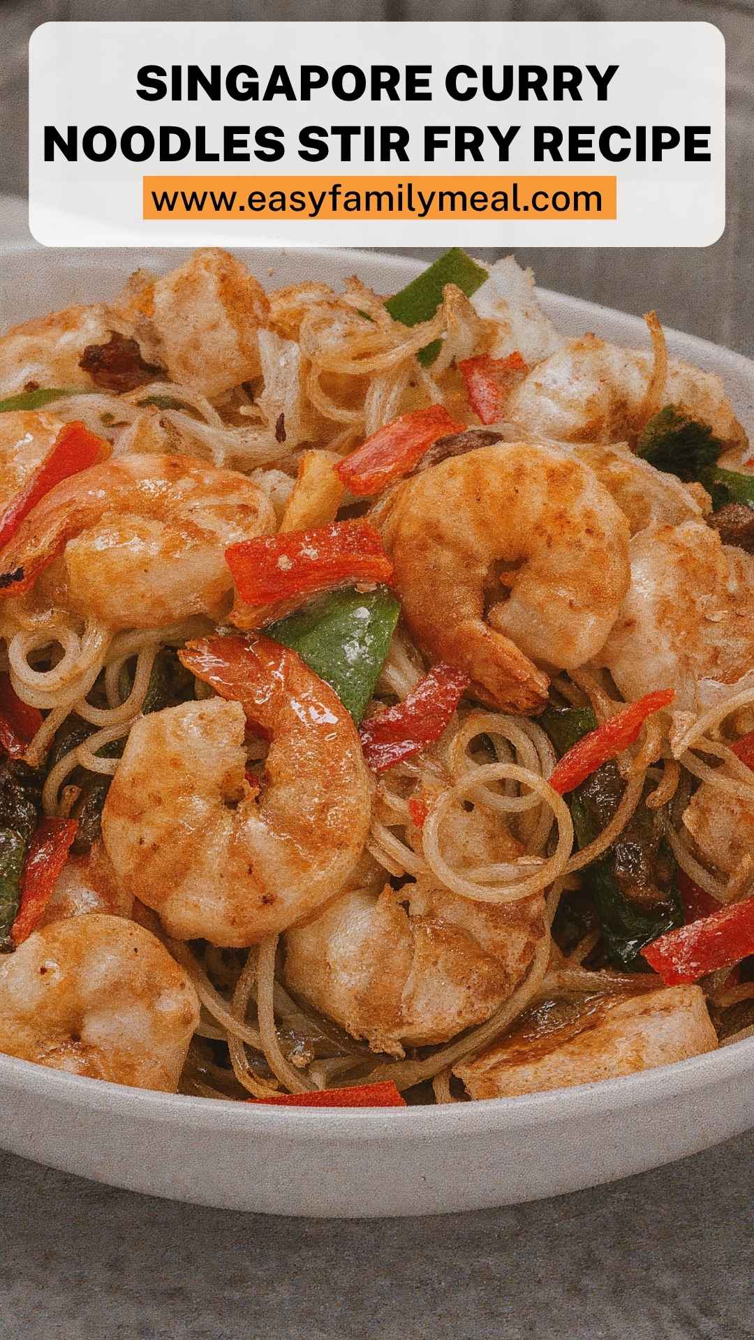 Singapore Curry Noodles Stir Fry Recipe Singapore Curry Noodles Stir Fry Recipe