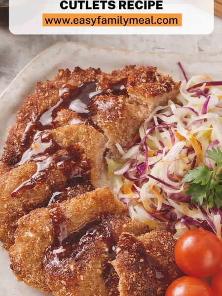 Tonkatsu Chicken Pork Katsu Japanese Breaded Cutlets Recipe