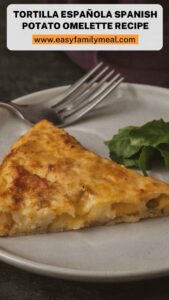 Tortilla Española Spanish Potato Omelette Recipe