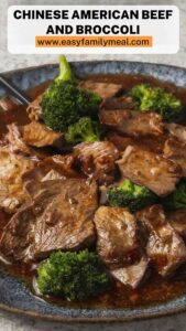 Chinese American Beef and Broccoli