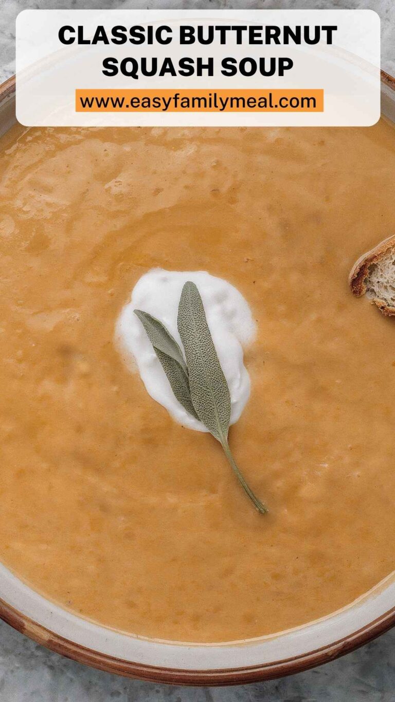Classic Butternut Squash Soup – Easy Family Meal