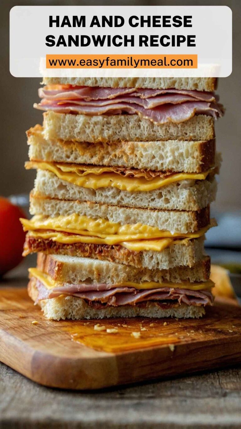 Ham and Cheese Sandwich Recipe – Easy Family Meal