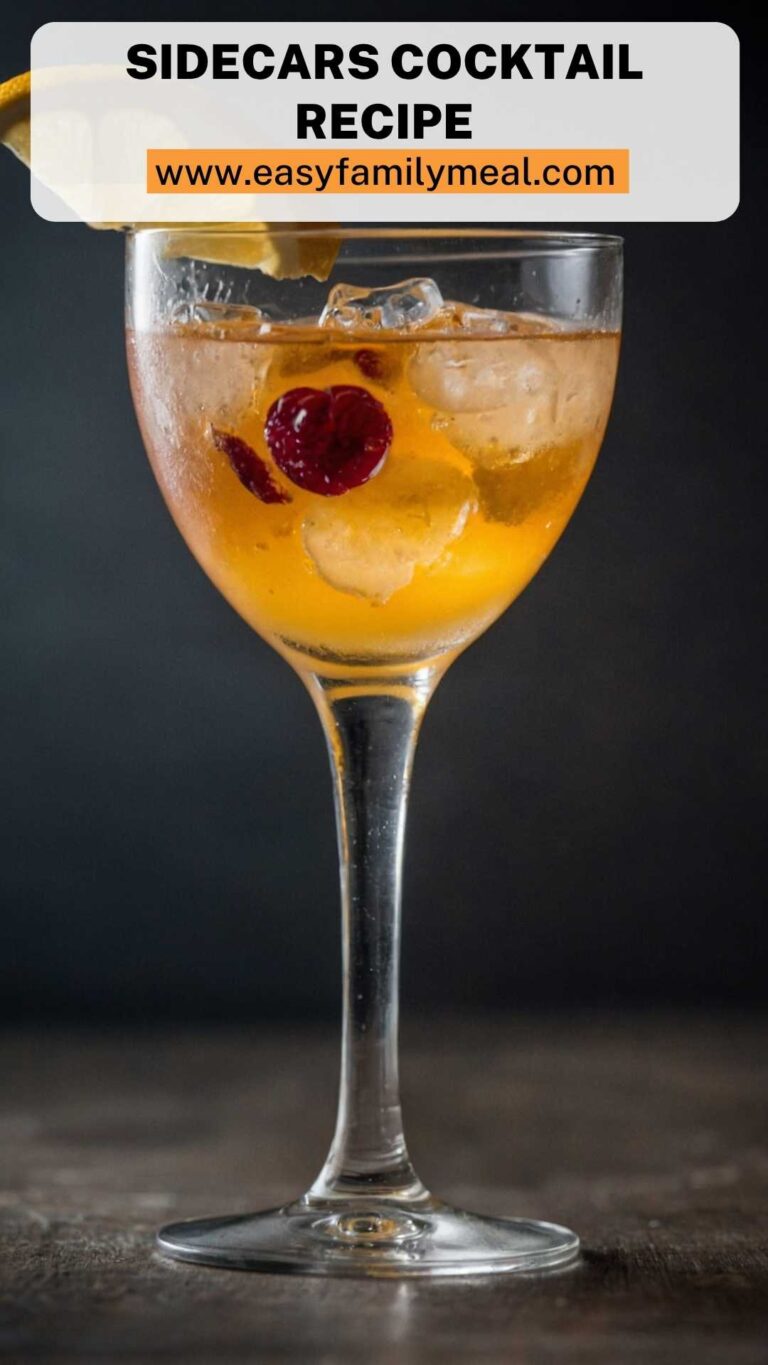 Sidecars Cocktail Recipe – Easy Family Meal