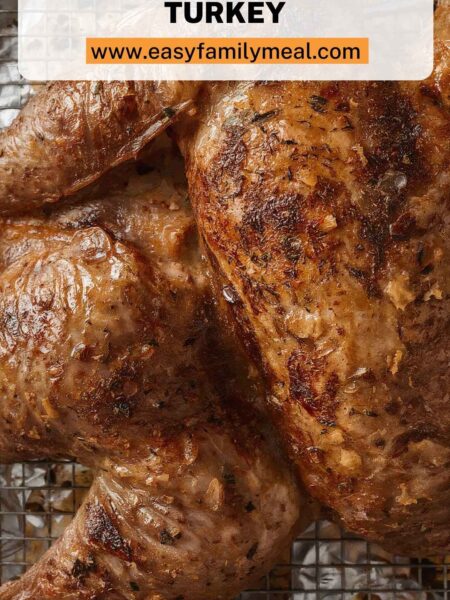 Spice Rubbed Butterflied Smoked Turkey