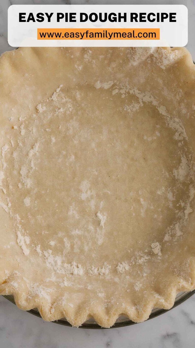 Easy Pie Dough Recipe – Easy Family Meal
