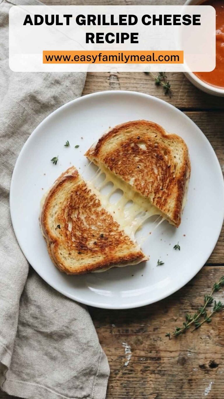 Adult Grilled Cheese Recipe – Easy Family Meal