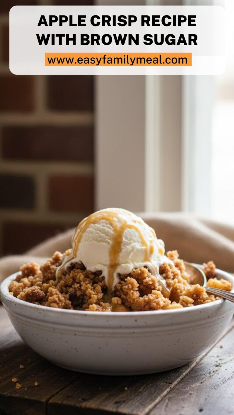 Apple Crisp Recipe With Brown Sugar – Easy Family Meal