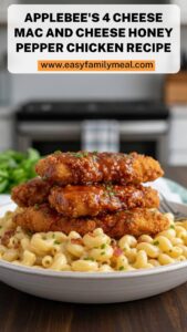 Applebee's 4 Cheese Mac And Cheese Honey Pepper Chicken Recipe