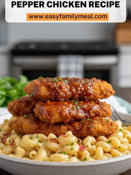 Applebee's 4 Cheese Mac And Cheese Honey Pepper Chicken Recipe