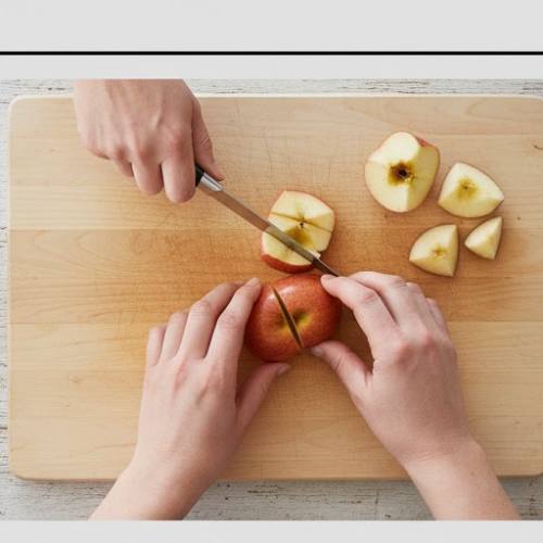 Step 1: Core and Chop the Apples