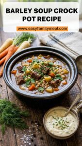 Barley Soup Crock Pot Recipe