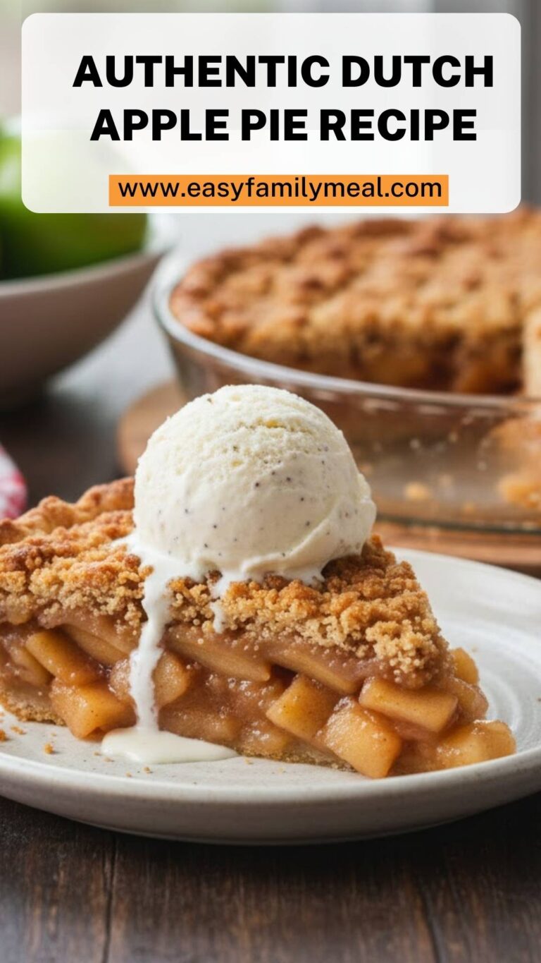 Authentic Dutch Apple Pie Recipe – Easy Family Meal