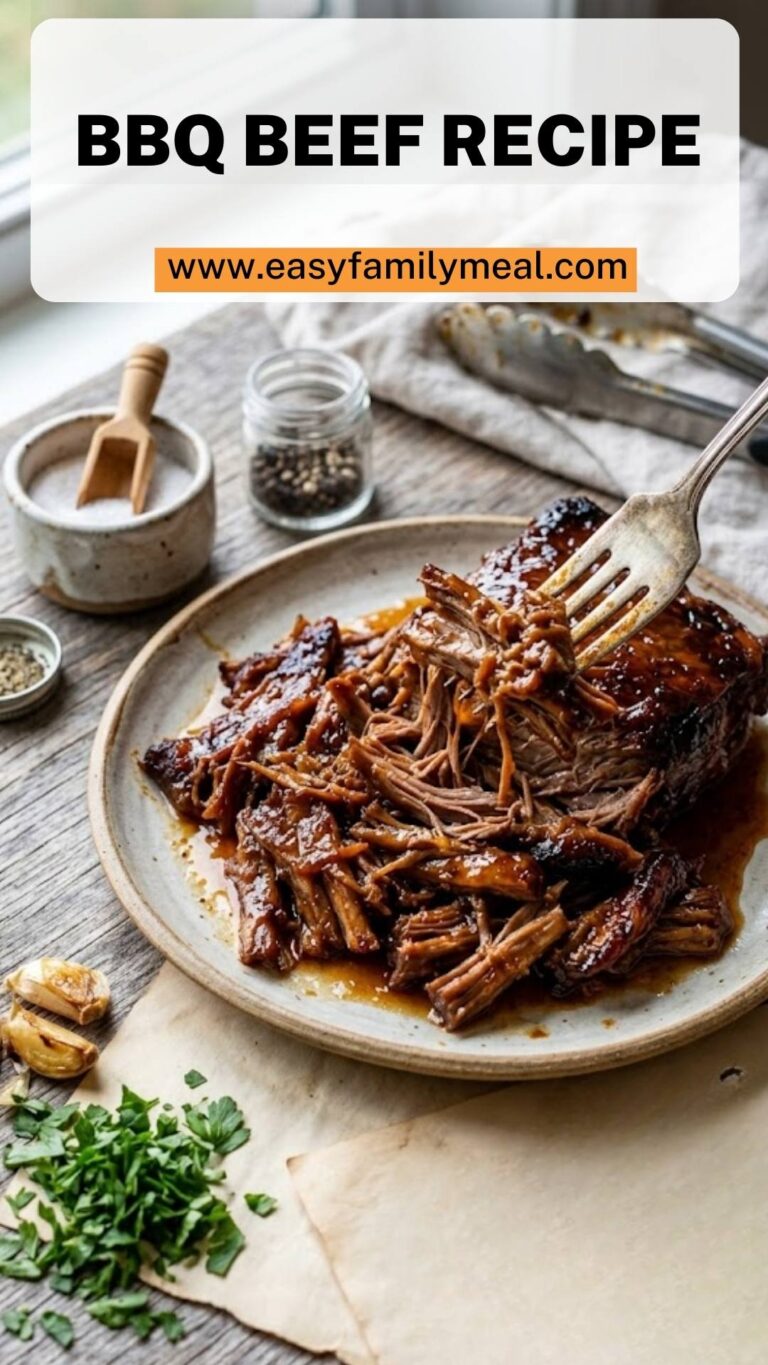 BBQ Beef Recipe – Easy Family Meal