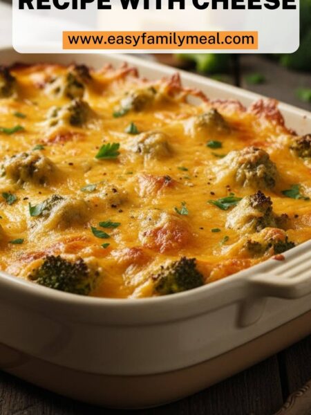 Baked Broccoli Recipe With Cheese