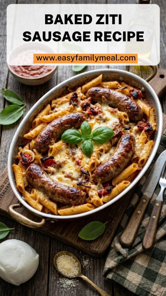 Baked Ziti Sausage Recipe Baked Ziti Sausage Recipe