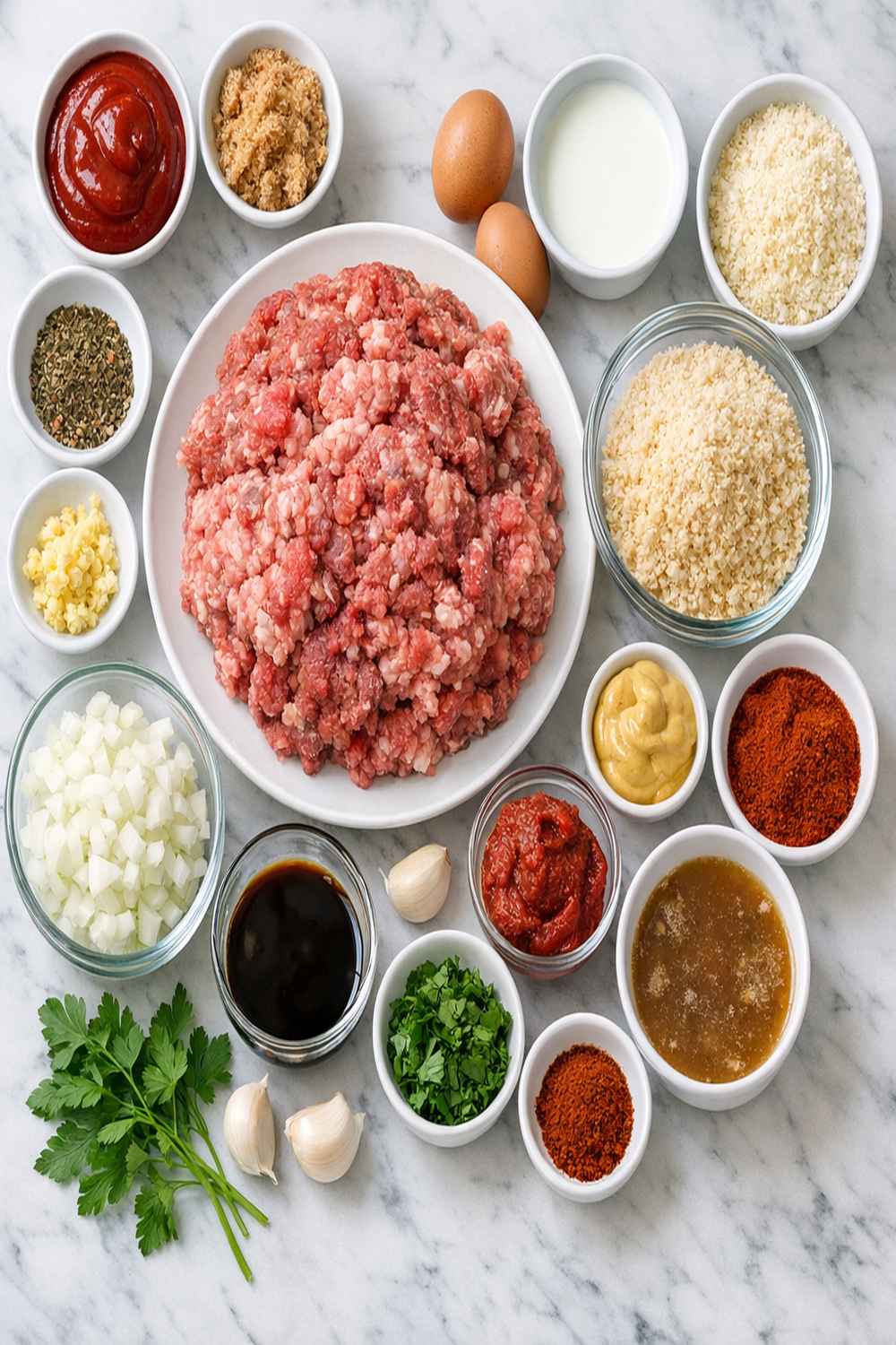 Best Meatloaf Crock Pot Recipe ingredients