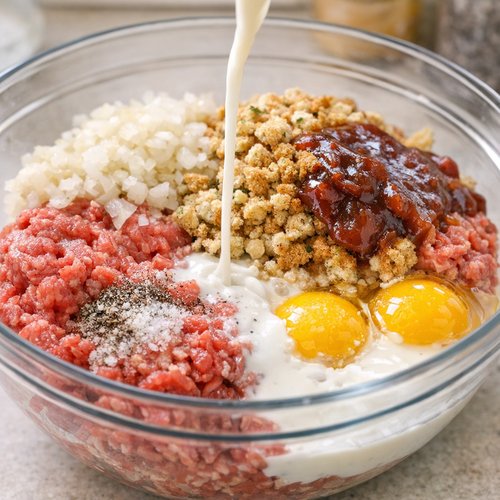 Step 3: Combine the Meatloaf Mixture Gently