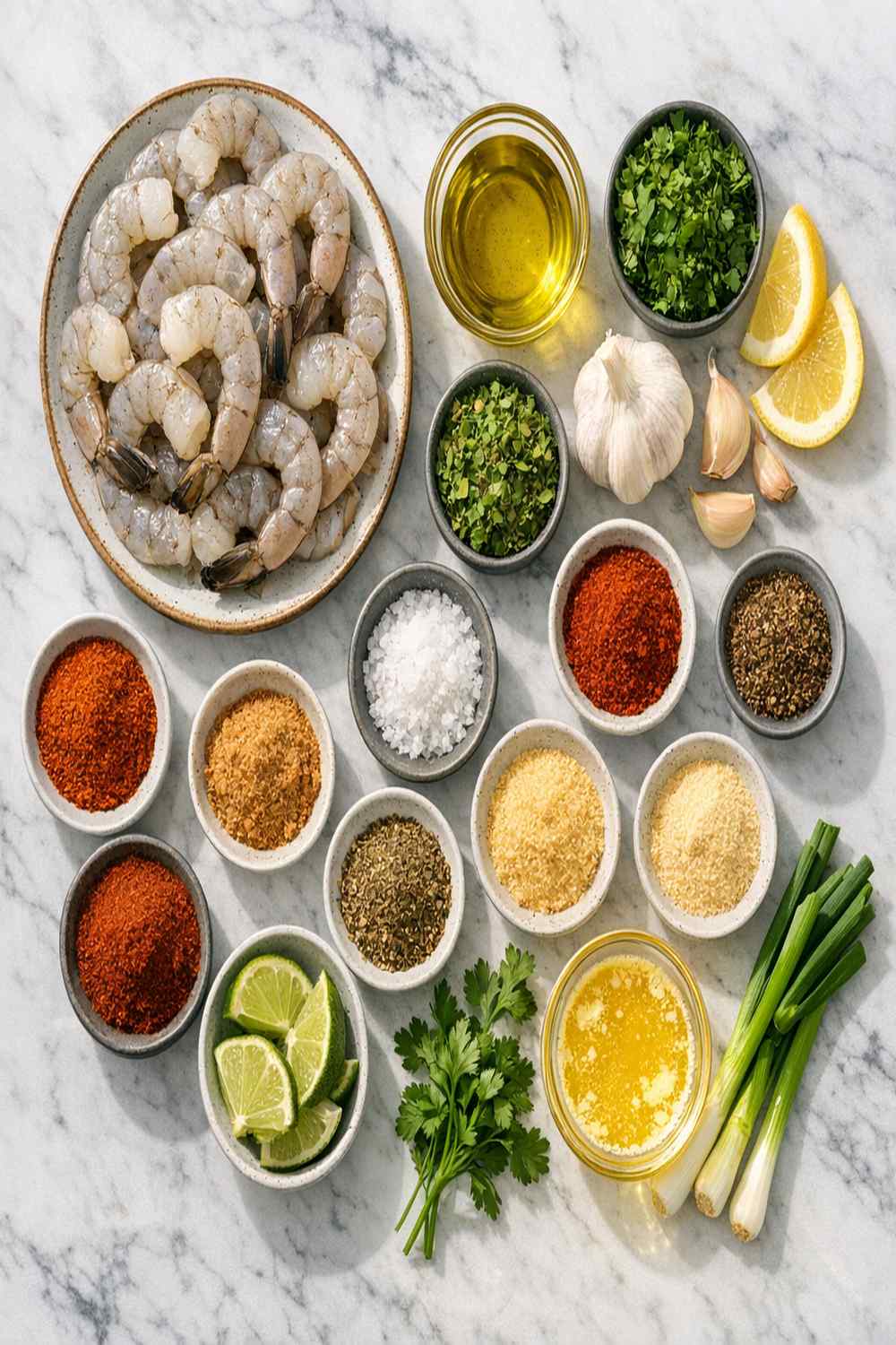 Blackened Shrimp Recipe ingredients