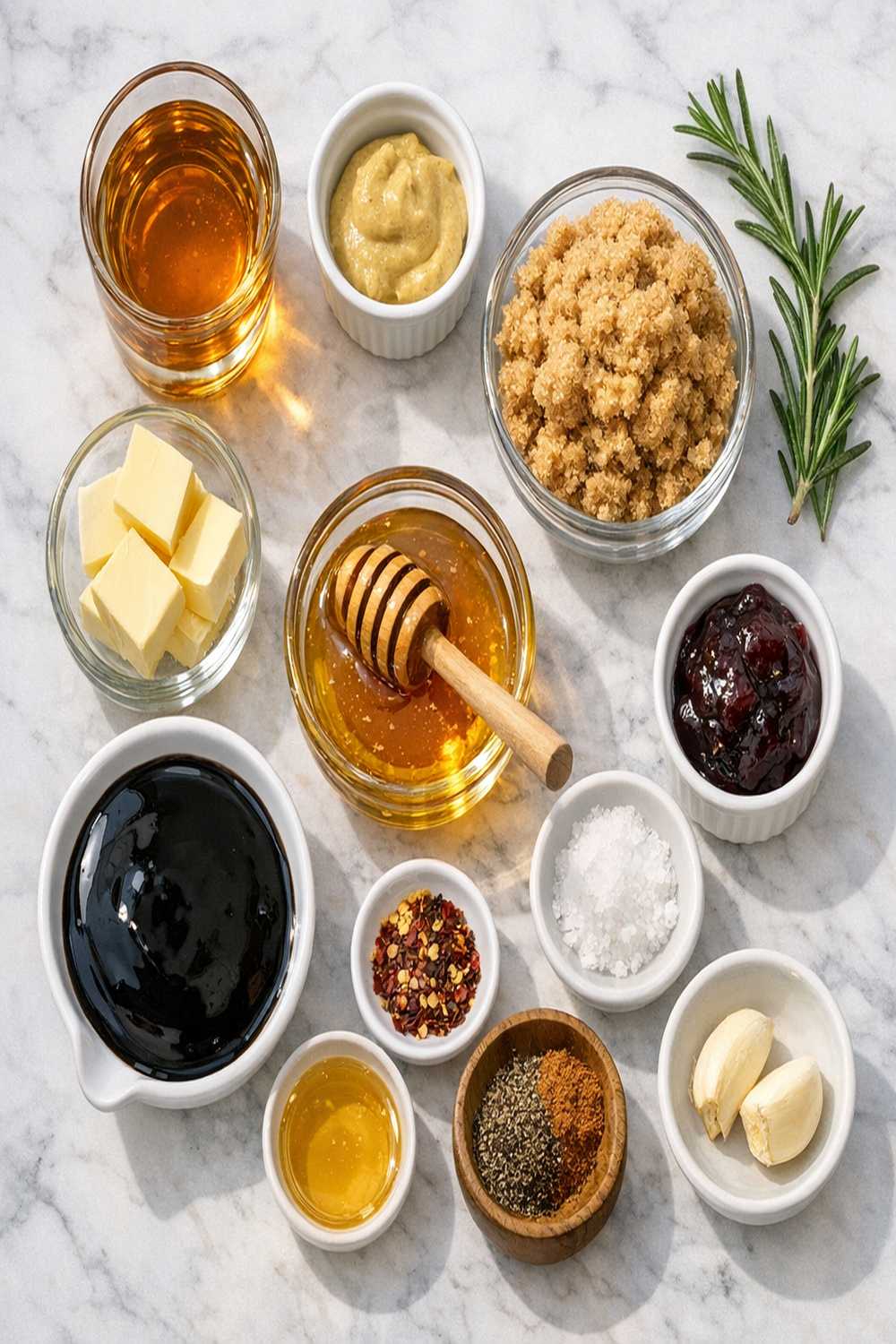 Bourbon Ham Glaze Recipe ingredients