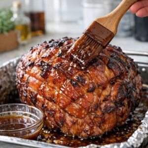 Bourbon Ham Glaze Recipe All Diets step 5