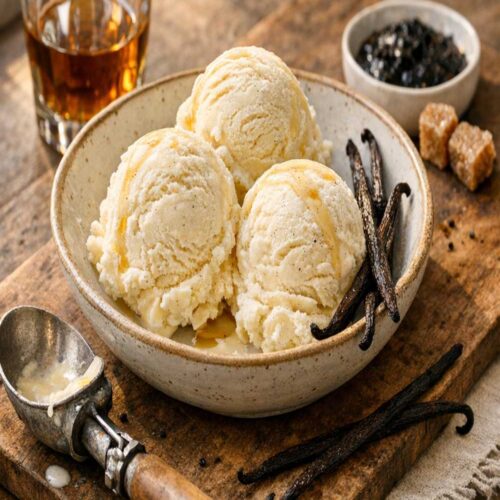 Bourbon Vanilla Ice Cream Recipe