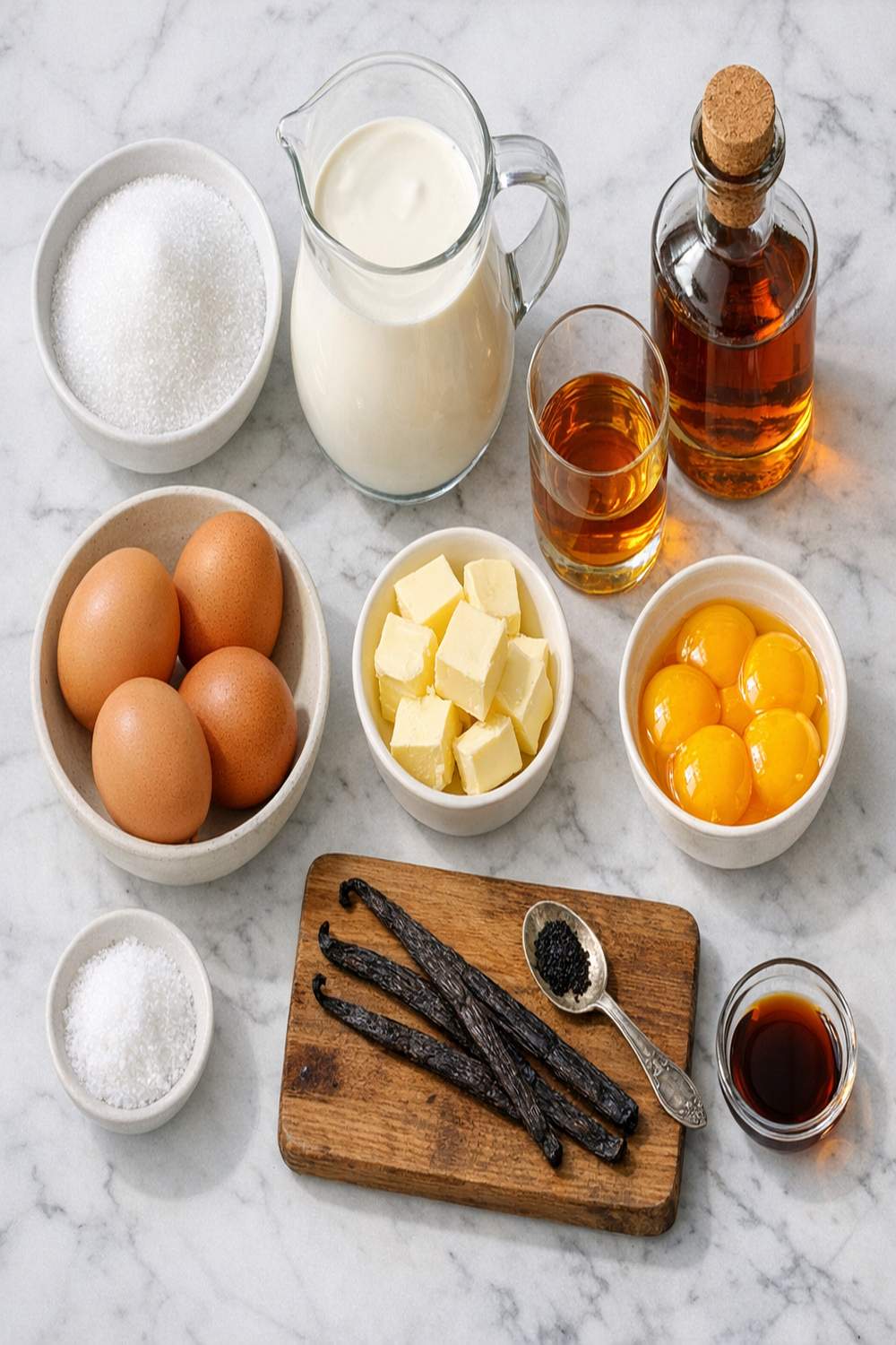 Bourbon Vanilla Ice Cream Recipe ingredients